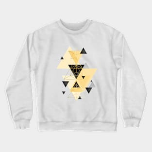 Yellow Geo Crewneck Sweatshirt